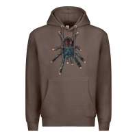 Coffee Pink Toe Tarantula Premium Hoodie - LillyAllenDesigns