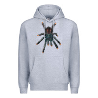 Heather Grey Pink Toe Tarantula Premium Hoodie - LillyAllenDesigns