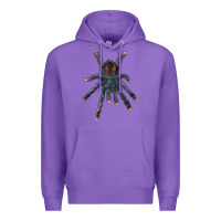 Purple Pink Toe Tarantula Premium Hoodie - LillyAllenDesigns
