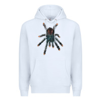 White Pink Toe Tarantula Premium Hoodie - LillyAllenDesigns