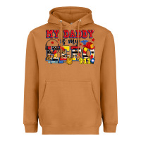 Meerkat my daddy is my hero dispatcher Heavyweight Hoodie - Zillion Design Studio
