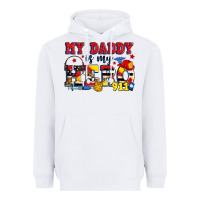White my daddy is my hero dispatcher Heavyweight Hoodie - Zillion Design Studio