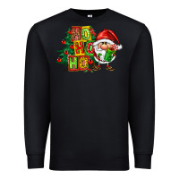 Black ho ho ho santa gnomes Premium Sweatshirt - FaDigitalArtStudio