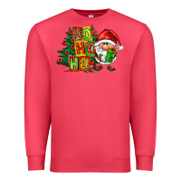 Cardinal ho ho ho santa gnomes Premium Sweatshirt - FaDigitalArtStudio