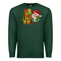 Sports Green ho ho ho santa gnomes Premium Sweatshirt - FaDigitalArtStudio