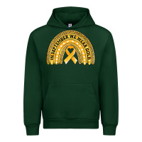 Forest Green Childhood cancer awareness rainbow Urban Hoodie - Jasminsmagicworld