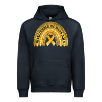 Navy Childhood cancer awareness rainbow Urban Hoodie - Jasminsmagicworld