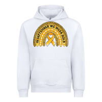 White Childhood cancer awareness rainbow Urban Hoodie - Jasminsmagicworld