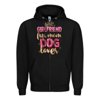 Black girlfriend  fur mom dog lover Zipper Hoodie - Zillion Design Studio