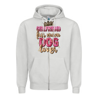 Dove Grey girlfriend  fur mom dog lover Zipper Hoodie - Zillion Design Studio