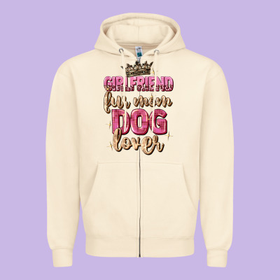 Girlfriend  Fur Mom Dog Lover Zipper Hoodie Designed By Zillion Design Studio