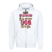 White girlfriend  fur mom dog lover Zipper Hoodie - Zillion Design Studio