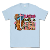 Dusty Blue Closing deals in high heels black fashion girl Classic Tee - RanaPortraitStore