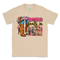 Mushroom Closing deals in high heels black fashion girl Classic Tee - RanaPortraitStore