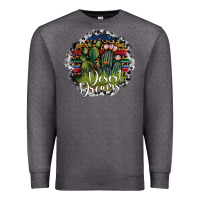Charcoal Heather desert derams Premium Sweatshirt - SublimationCraftShop
