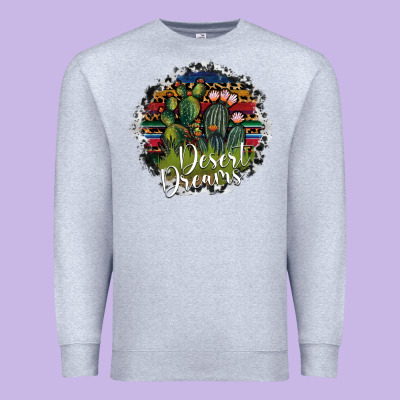 Desert Derams Premium Sweatshirt Designed By Sublimationcraftshop