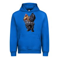 Cobalt Brahma Rooster Urban Hoodie - LillyAllenDesigns