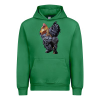 Emerald Brahma Rooster Urban Hoodie - LillyAllenDesigns