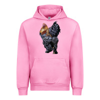 Fuchsia Pink Brahma Rooster Urban Hoodie - LillyAllenDesigns