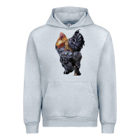 Heather Grey Brahma Rooster Urban Hoodie - LillyAllenDesigns