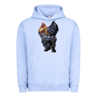 Pigment Grape Ice Brahma Rooster Urban Hoodie - LillyAllenDesigns