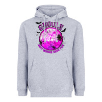 Heather Grey Ghouls Just Wanna Have Fun Heavyweight Hoodie - texasbilliewilder