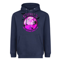 Navy Ghouls Just Wanna Have Fun Heavyweight Hoodie - texasbilliewilder