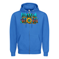 True Royal blessed mimi Zipper Hoodie - Zillion Design Studio