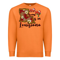Carrot ho ho home is in louisiana Premium Sweatshirt - FaDigitalArtStudio