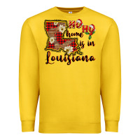Lemon ho ho home is in louisiana Premium Sweatshirt - FaDigitalArtStudio