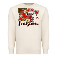 Sandshell ho ho home is in louisiana Premium Sweatshirt - FaDigitalArtStudio