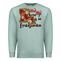 Seafoam ho ho home is in louisiana Premium Sweatshirt - FaDigitalArtStudio