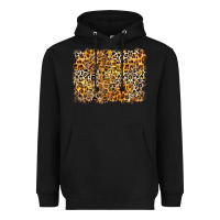 Black leopard background Heavyweight Hoodie - Zillion Design Studio