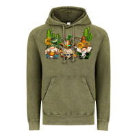 Vintage Olive western gnomes with cactus Vintage Hoodie - AdoDesignShop