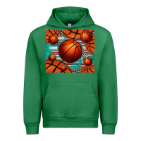 Emerald basketball leopard serape tumbler Urban Hoodie - Jasminsmagicworld
