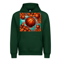 Forest Green basketball leopard serape tumbler Urban Hoodie - Jasminsmagicworld