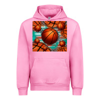 Fuchsia Pink basketball leopard serape tumbler Urban Hoodie - Jasminsmagicworld
