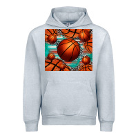 Heather Grey basketball leopard serape tumbler Urban Hoodie - Jasminsmagicworld