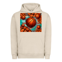Basketball Leopard Serape Tumbler Urban Hoodie | Teevron