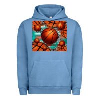 Pigment Pebble Blue basketball leopard serape tumbler Urban Hoodie - Jasminsmagicworld