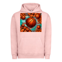 Pigment Salmon basketball leopard serape tumbler Urban Hoodie - Jasminsmagicworld