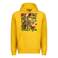 Lemon ho ho holy shit what a year christmas skeleton Premium Hoodie - Jasminsmagicworld