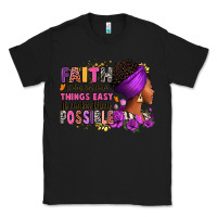 Black Faith it does not make things easy Classic Tee - RanaPortraitStore