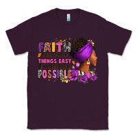 Plum Faith it does not make things easy Classic Tee - RanaPortraitStore