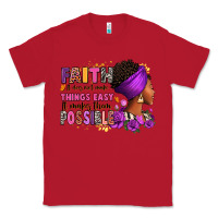 Red Faith it does not make things easy Classic Tee - RanaPortraitStore