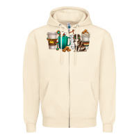 Sandshell australian shepherd dog coffee cups Zipper Hoodie - texasbilliewilder