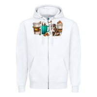 White australian shepherd dog coffee cups Zipper Hoodie - texasbilliewilder
