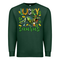 Sports Green Lucky saurus st.patricks day Premium Sweatshirt - Neo Western
