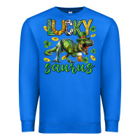 True Royal Lucky saurus st.patricks day Premium Sweatshirt - Neo Western
