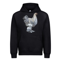 Black Brahma Chicken Urban Hoodie - LillyAllenDesigns